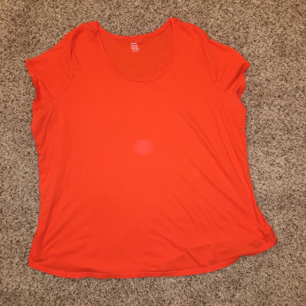 (3/$25) Old Navy Pumpkin Orange Relaxed Fit Tee